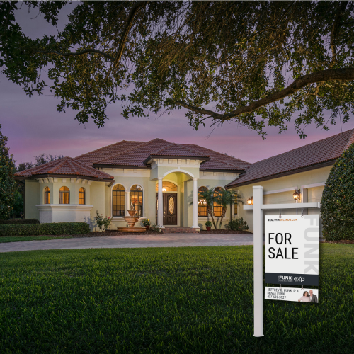 Orlando Home with For Sale Sign